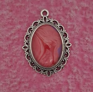 Handmade Oval Pendant Necklace